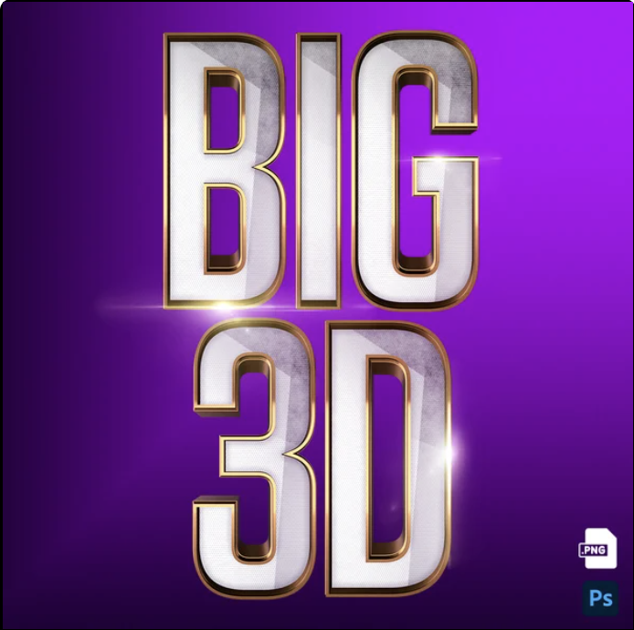 Big 3D Font