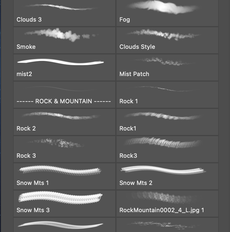 Concept Art Brush Pack