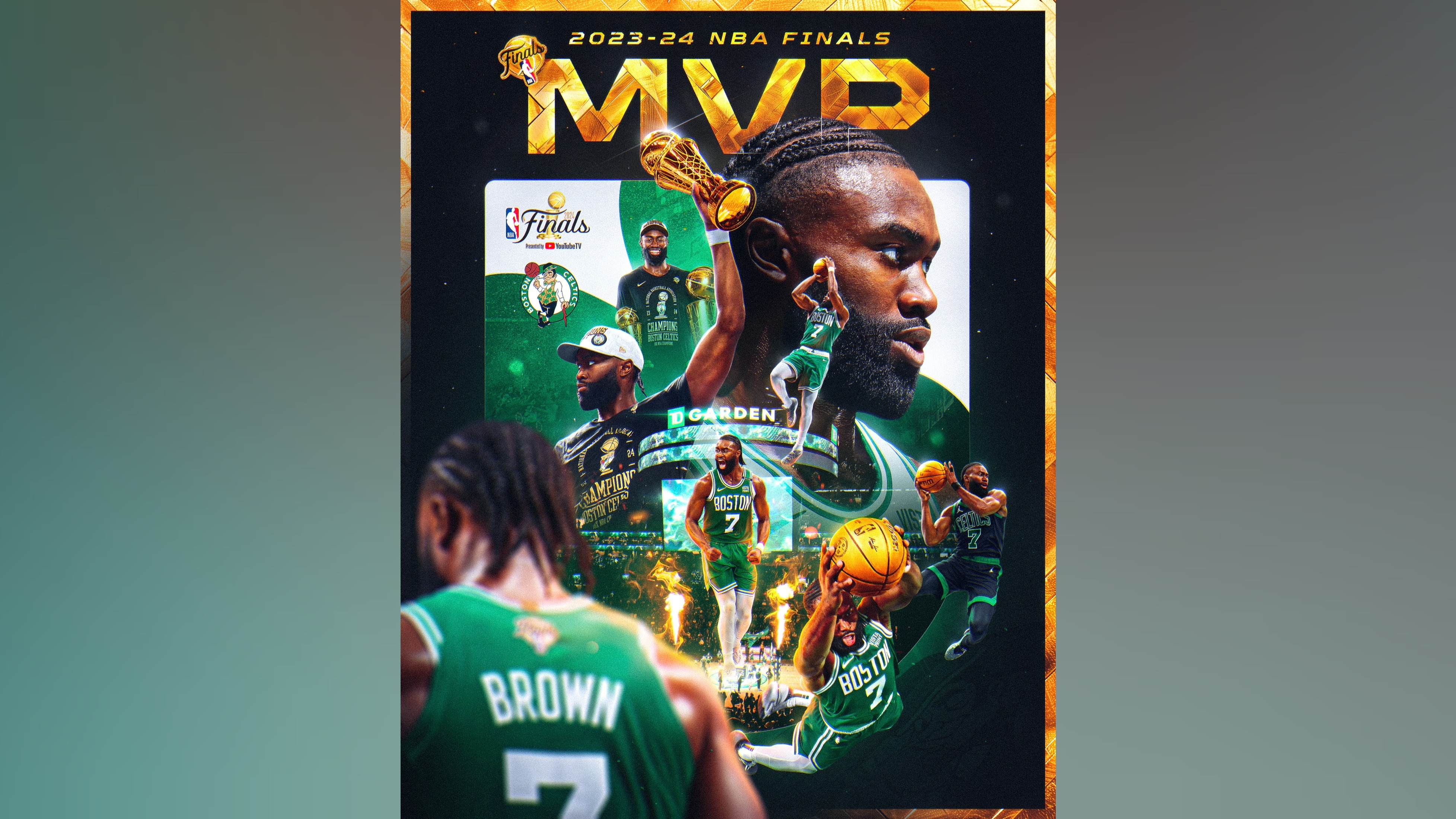 PSD of "Jaylen Brown MVP" graphic
