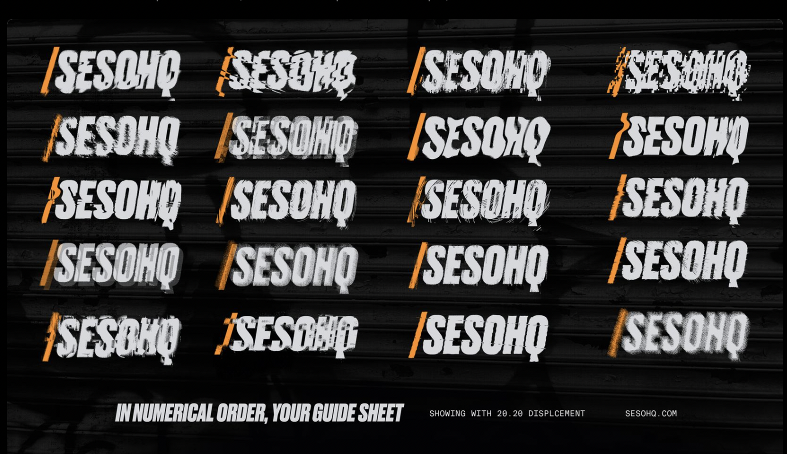 20 Text Effect Displacement Maps